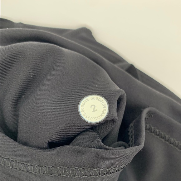 Lululemon Fast & Free 7/8 tight leggings black Nulux running pocket athletic 2 - Picture 6 of 6